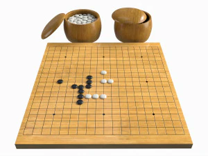 Jogo de tabuleiro de estrat&eacute;gia Go-Ban 01 Modelo 3D