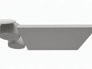 Strategy Board Go-Ban Game 01 3D Model