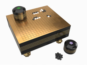 Strategy Board Go-Ban Game 02 3D Model