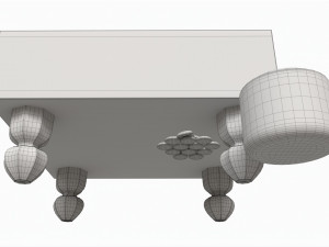 Strategy Board Go-Ban Game 02 3D Model