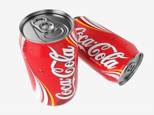 Beverage can 330ml Coca Cola 3D Модель