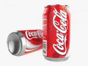 Beverage can 330ml Coca Cola 3D Model