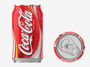 Beverage can 330ml Coca Cola 3D Модель