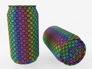 Beverage can 330ml Mockup Model 3D
