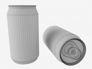Beverage can 330ml Mockup Model 3D