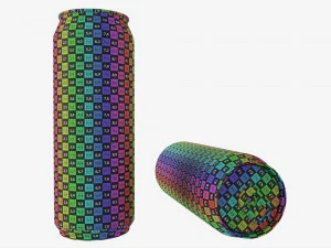 Beverage can 500ml Mockup 3D Model