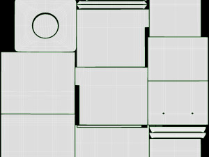 Built-in Cooking Baking Oven Model 3D