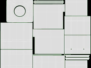 Built-in Cooking Baking Oven 3D Model