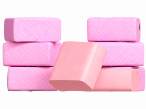 Candy with candy wraps composition 01 Modèle 3D