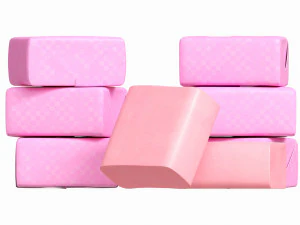 Candy with candy wraps composition 01 3D Model
