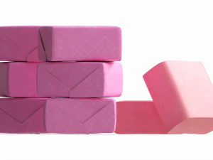 Candy with candy wraps composition 01 3D Model