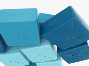 Candy wrapping composition 3D Model