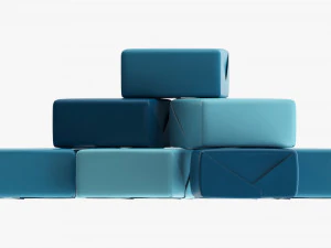 Candy wrapping composition 3D Model