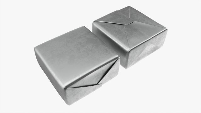 Candy wrapping foil 3D 模型 .c4d .max .obj .3ds .fbx .stl .blend 