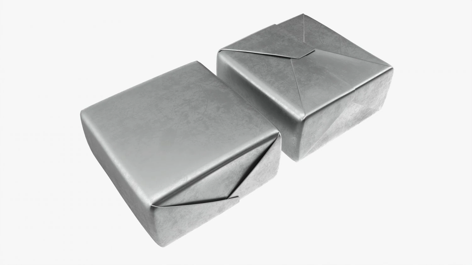 Candy wrapping foil 3D Model .c4d .max .obj .3ds .fbx .stl .blend 