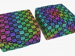 Candy wrapping paper 3D Model