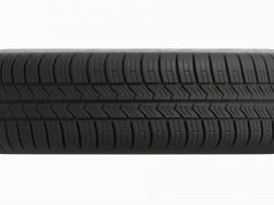 Car trailer wheel with tyre 3D Model