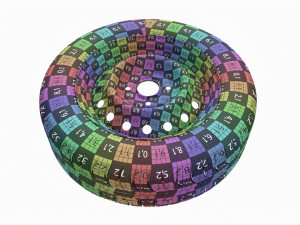 Car trailer wheel with tyre Modèle 3D