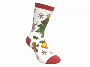 Christmas sock Modelo 3D