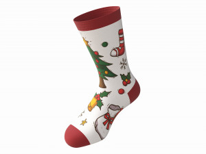 Christmas sock 3D Model