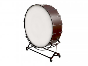 Concert Bass Drum 3D Model