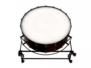Concert Bass Drum 3D Model