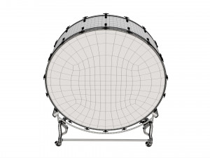 Concert Bass Drum 3D Model