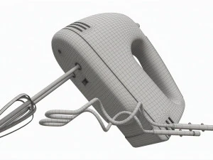 Electric Hand Mixer 7-speed 3D Model
