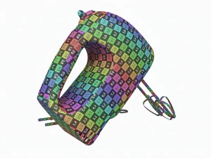 Electric Hand Mixer 7-speed 3D Model