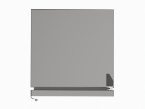 Free-standing refrigerator Modello 3D