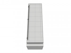 Free-standing refrigerator Modello 3D