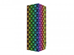 Free-standing refrigerator Modello 3D