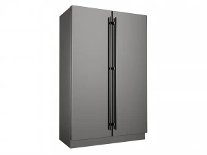 独立式双冰箱 3D 模型