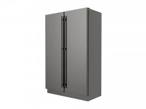 Doppio frigorifero a libera installazione Modello 3D