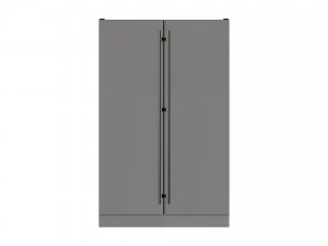 Doppio frigorifero a libera installazione Modello 3D