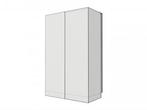 Doppio frigorifero a libera installazione Modello 3D