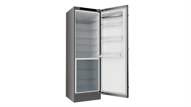 Free-standing refrigerator opened 3D-Modell .c4d .max .obj .3ds .fbx .stl .blend 