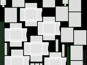 Frigorifero a libera installazione aperto Modello 3D