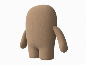 Japanese Cartoon Domo Toy 3D 모델