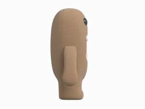 Japanese Cartoon Domo Toy 3D 모델