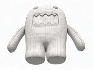 Brinquedo Domo de desenho animado japon&ecirc;s Modelo 3D