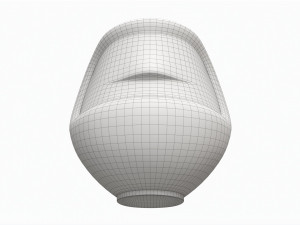 Japanese Daruma Doll Large Modelo 3D