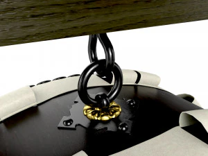 Tamburo giapponese Taiko Ohira appeso Modello 3D