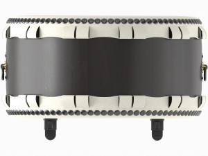 Japanese Taiko Ohira Drum on Stand Modelo 3D