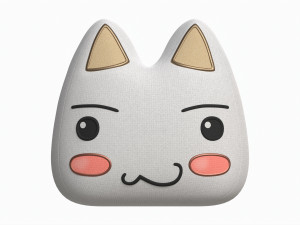 Japanese Toro Inoue Plush Doll 3D Модель