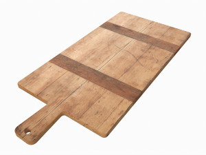 Kitchen Vintage Cutting Board 3D Model
