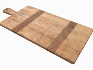 Kitchen Vintage Cutting Board 3D Model