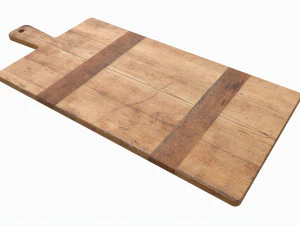 Kitchen Vintage Cutting Board 3D Model