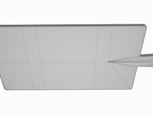 Kitchen Vintage Cutting Board 3D Model