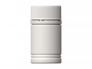 Plastic Pill Bottle Mockup 3D 模型
